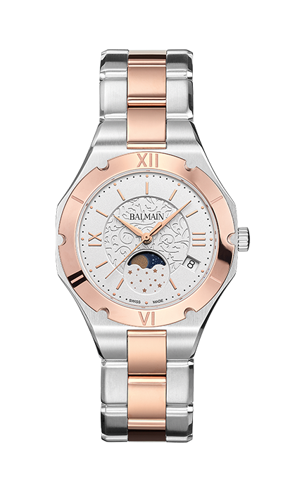 BE BALMAIN MOONPHASE, Silber