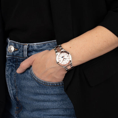 BE BALMAIN MOONPHASE, Weiss