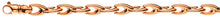 Collier Rotgold 750, V-Form, 6mm